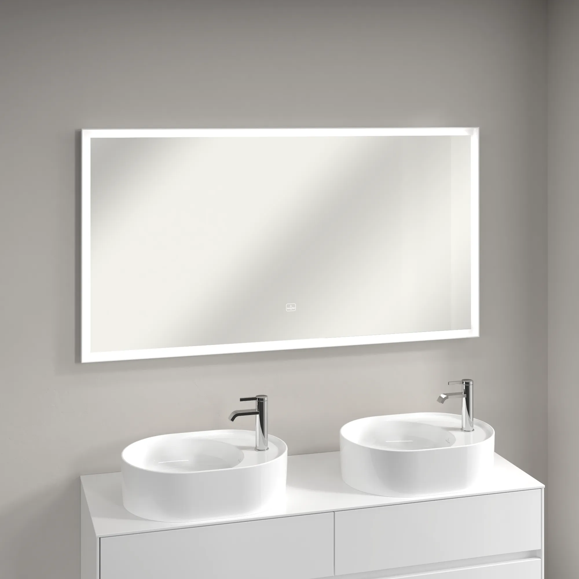 Villeroy & Boch Subway 3.0 Spiegel, 1400x750 mm, White Matt, mit LED-Beleuchtung, dimmbar, Smarthome-fähig Villeroy & Boch Subway 3.0 Spiegel, 1400x750 mm, White Matt, mit LED-Beleuchtung, dimmbar, Smarthome-fähig