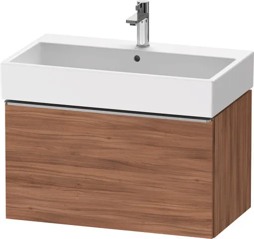 Duravit Waschtischunterschrank wandhängend „D-Neo“ 78,4 × 44 × 44,2 cm Nussbaum Natur Duravit Waschtischunterschrank wandhängend „D-Neo“ 78,4 × 44 × 44,2 cm Nussbaum Natur
