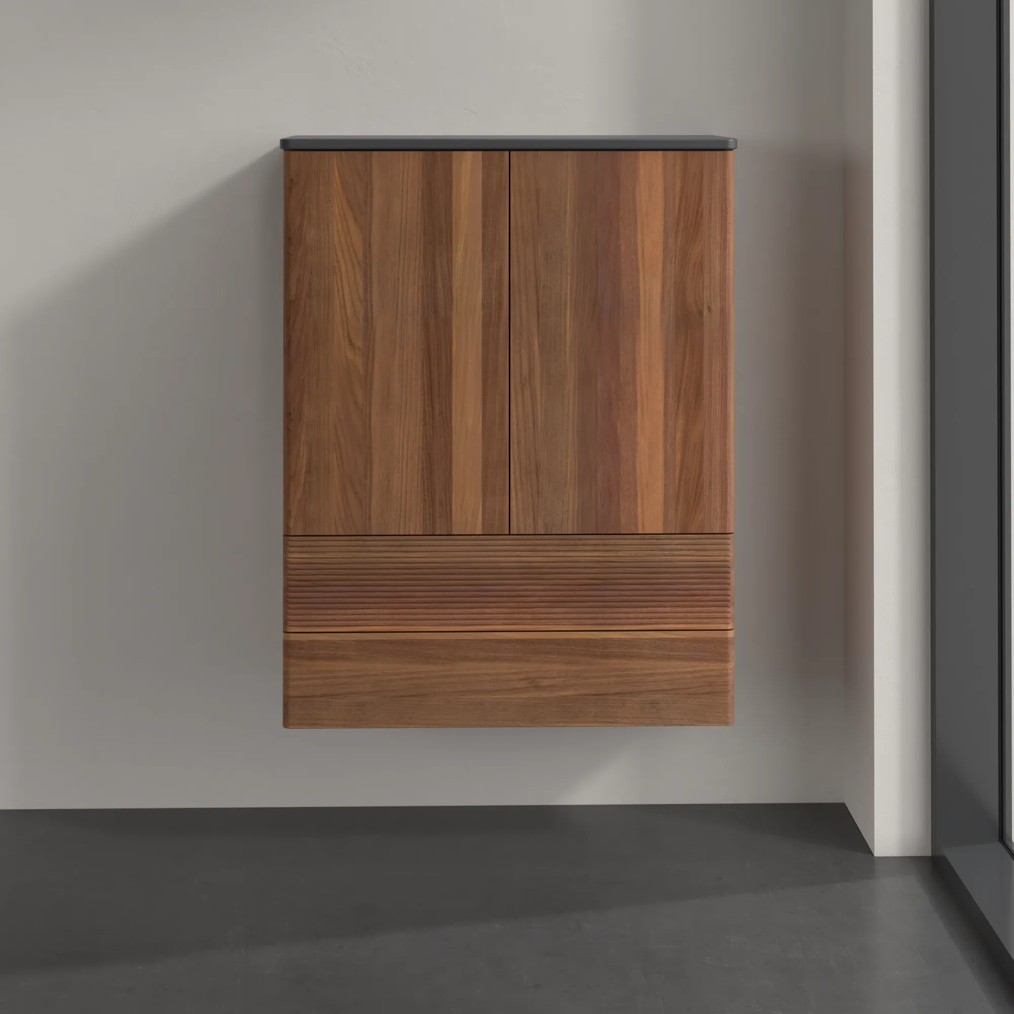 Villeroy & Boch Antao Highboard K47, 814x1039x356mm, 2 Türen, Warm Walnut Villeroy & Boch Antao Highboard K47, 814x1039x356mm, 2 Türen, Warm Walnut