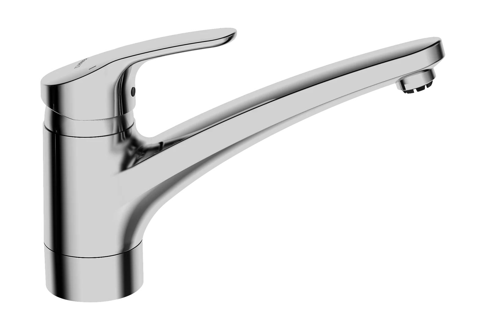 HansaMIX Einhebelmischer Küchenarmatur HansaMIX 0114 Ausladung 203 mm DN15 Chrom