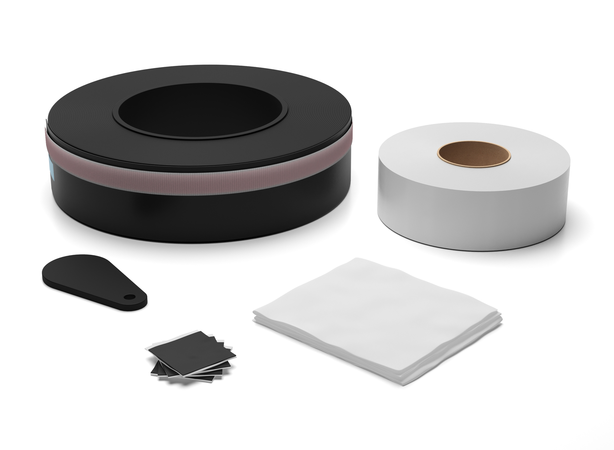 Badundu Wannenabdichtband-Set 25 m Rolle Wannenabdichtband und 25 m Rolle Vlies selbstklebend Badundu Wannenabdichtband-Set 25 m Rolle Wannenabdichtband und 25 m Rolle Vlies selbstklebend