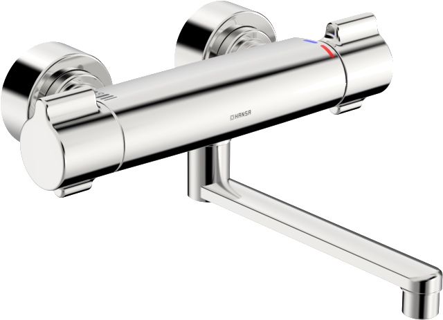 Zweihand-Waschtischarmatur „Clinica“ Ausladung 285 mm in Chrom Zweihand-Waschtischarmatur „Clinica“ Ausladung 285 mm in Chrom