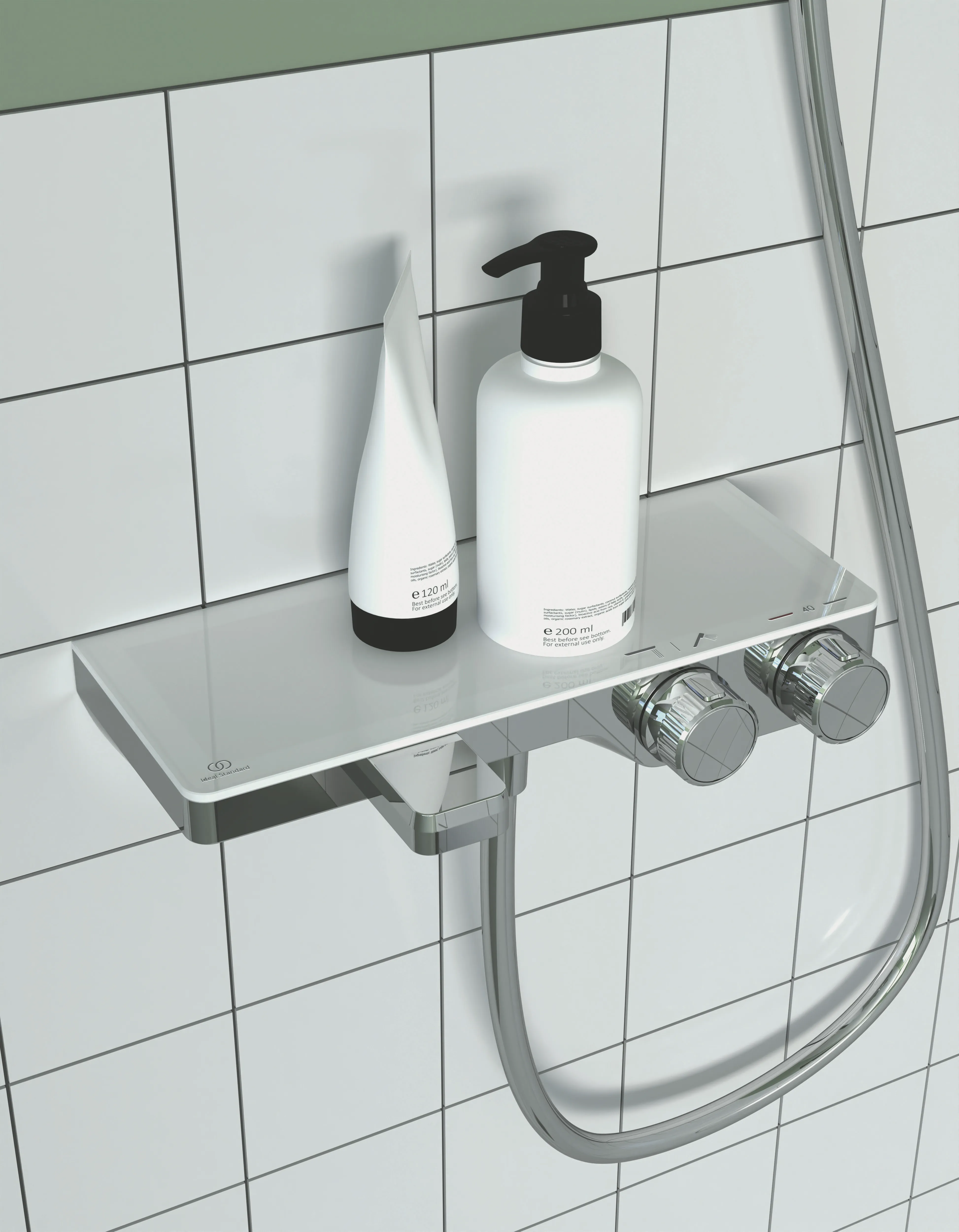 Badethermostat AP Ceratherm S200 mit Ablage Chrom Badethermostat AP Ceratherm S200 mit Ablage Chrom