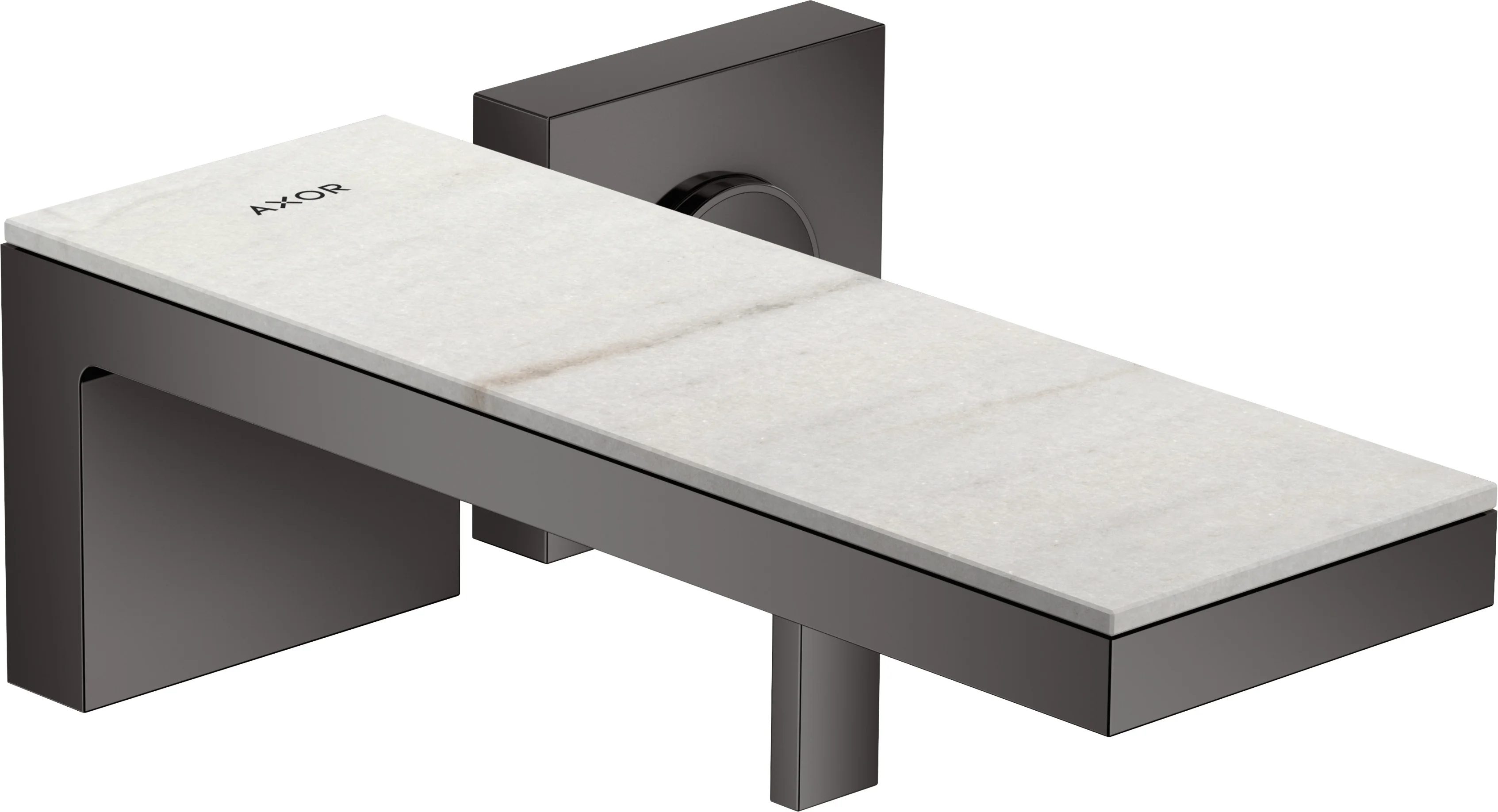 Hansgrohe AXOR MyEdition Platte 245 mm Marmor Lasa Covelano Vena Oro abnehmbar