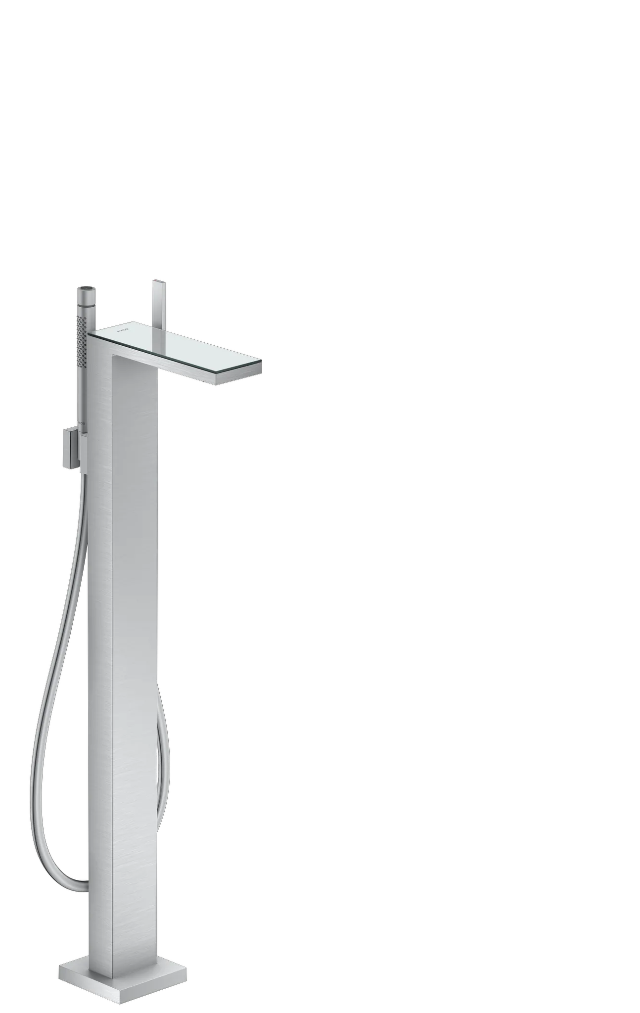 Hansgrohe AXOR MyEdition Mischer mit Platte 245 Glas, abnehmbar Hansgrohe AXOR MyEdition Mischer mit Platte 245 Glas, abnehmbar