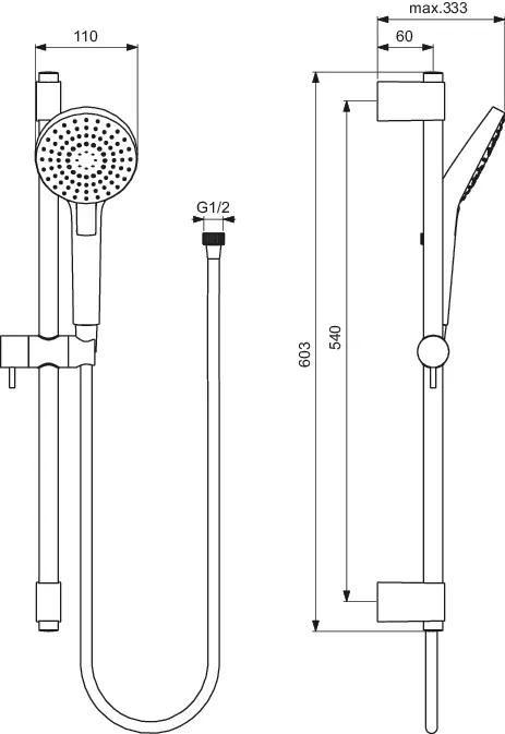 Armaturen-Bundle Unterputz Ceratherm T100 rund Chrom Armaturen-Bundle Unterputz Ceratherm T100 rund Chrom