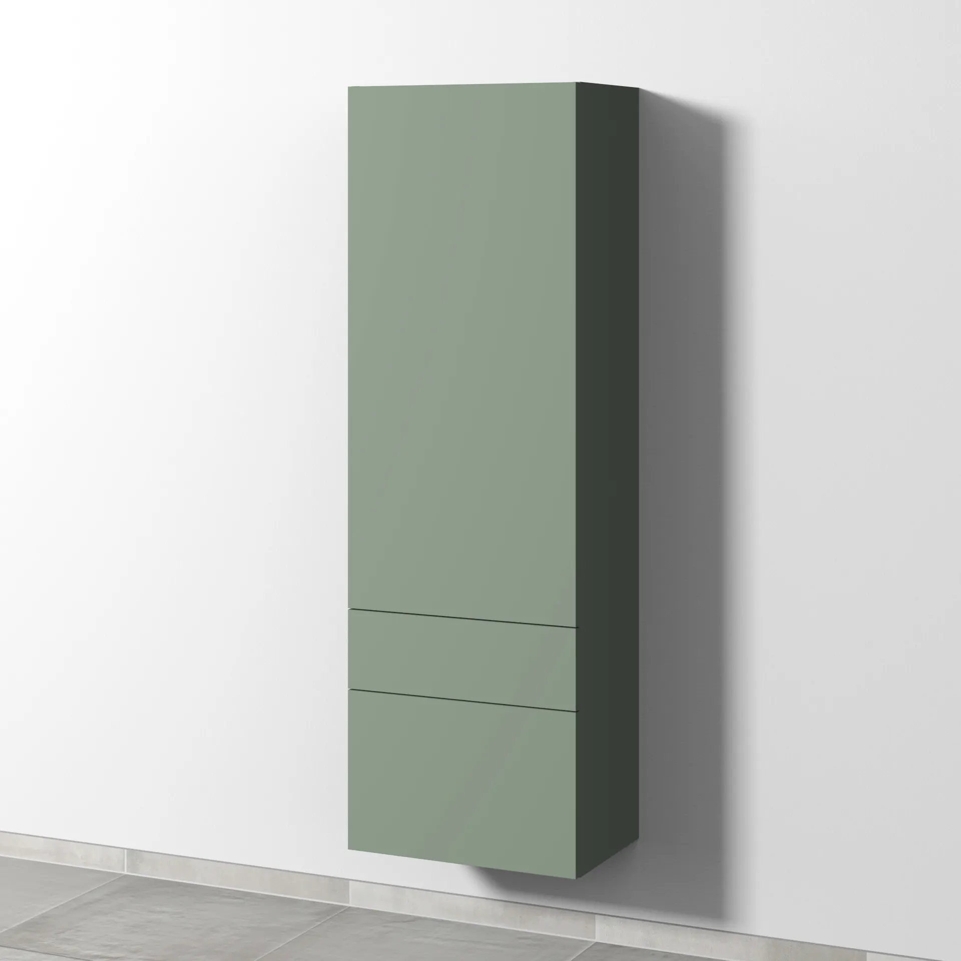 Sanipa Hochschrank „2morrow“ 525 × 1615 × 350 mm in Soft-Green