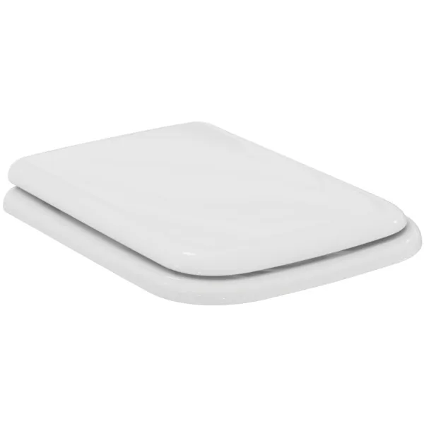 Ideal Standard WC-Sitz Tonca Weiß, Sandwich-Konstruktion, Duroplast, Maße: 345 x 445 mm
