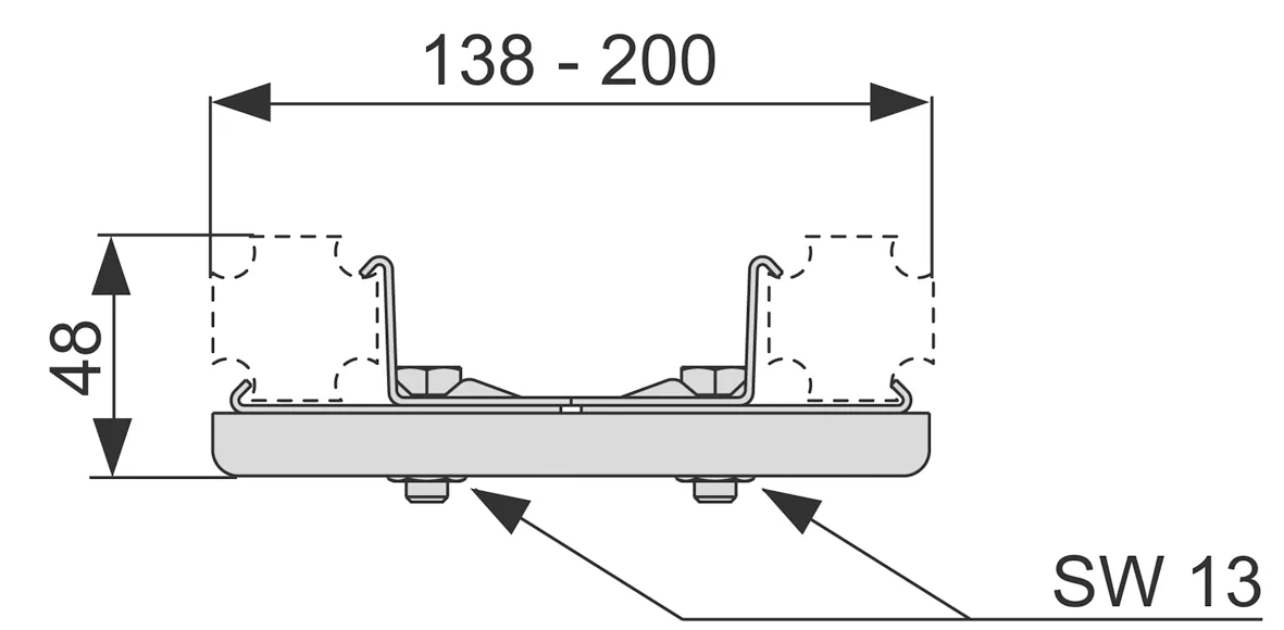 TECEprofil Universalverbinder Verbindung in jeder Winkelstellung TECEprofil Universalverbinder Verbindung in jeder Winkelstellung
