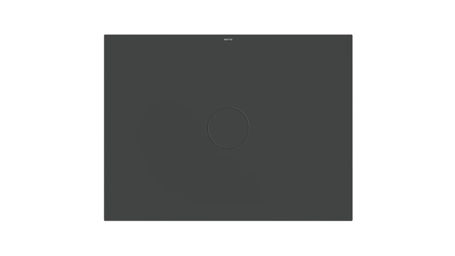 Bette rechteck Duschwanne „BetteAir“ 1200 × 900 mm ohne Oberflächenbeschichtung, ohne Oberflächenveredelung, mit Minimum-Wannenträger, in Ebony