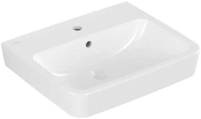 Villeroy & Boch Einbau-/Aufsatz Wandwaschtisch geschliffen „O.novo“ 550 × 460 × 175 mm, für Becken mittig, mit Hahnlochbohrung, Hahnlochposition mittig in Weiß Alpin Villeroy & Boch Einbau-/Aufsatz Wandwaschtisch geschliffen „O.novo“ 550 × 460 × 175 mm, für Becken mittig, mit Hahnlochbohrung, Hahnlochposition mittig in Weiß Alpin