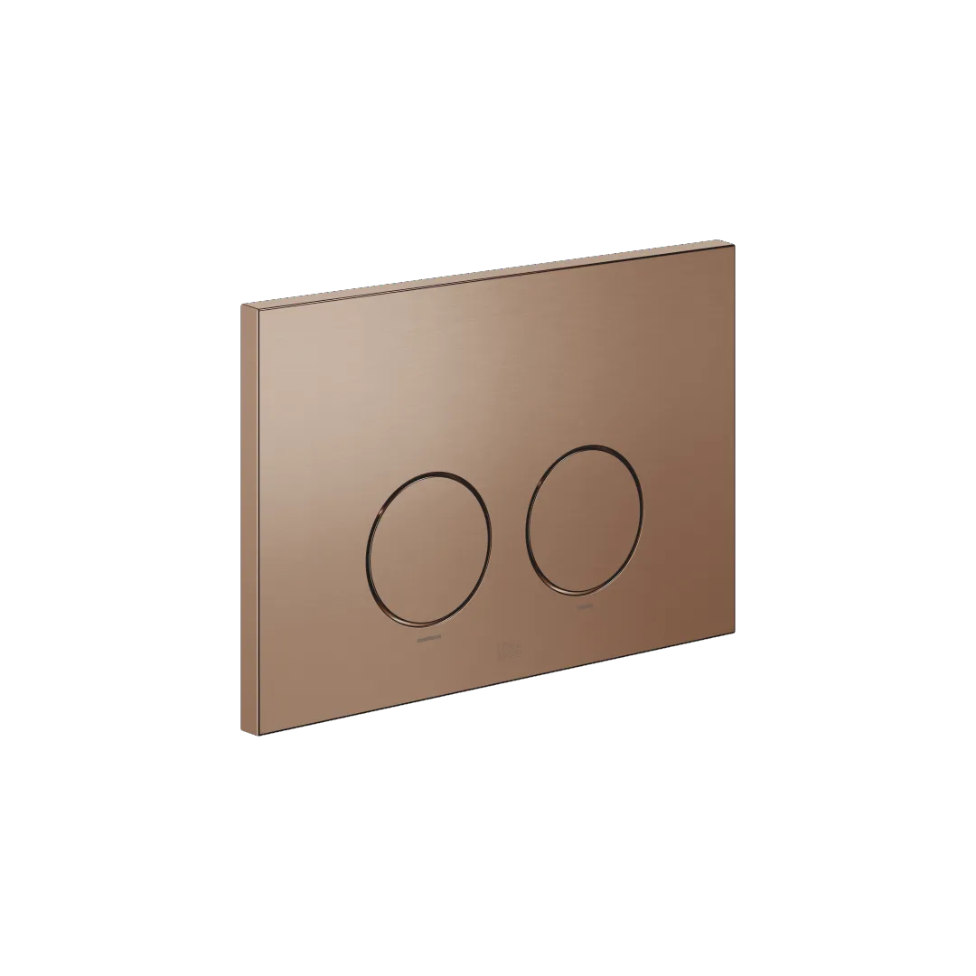 Dornbracht Betätigungsplatte SERIENSPEZIFISCH Bronze gebürstet 169 x 246 x 12 mm für Geberit Sigma Spülkasten