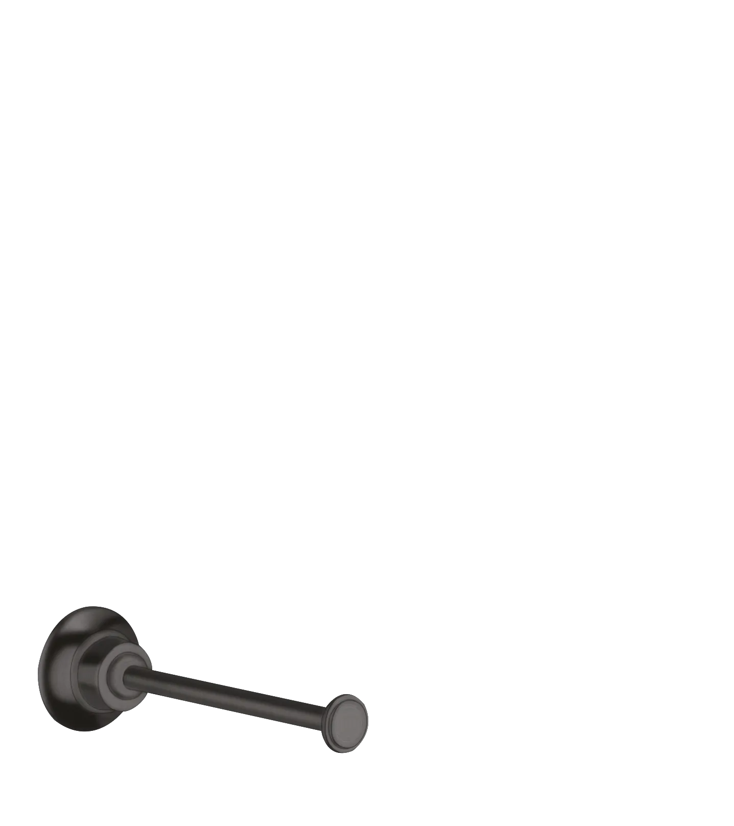 Hansgrohe AXOR Montreux Toilettenpapierhalter, Brushed Black Chrome