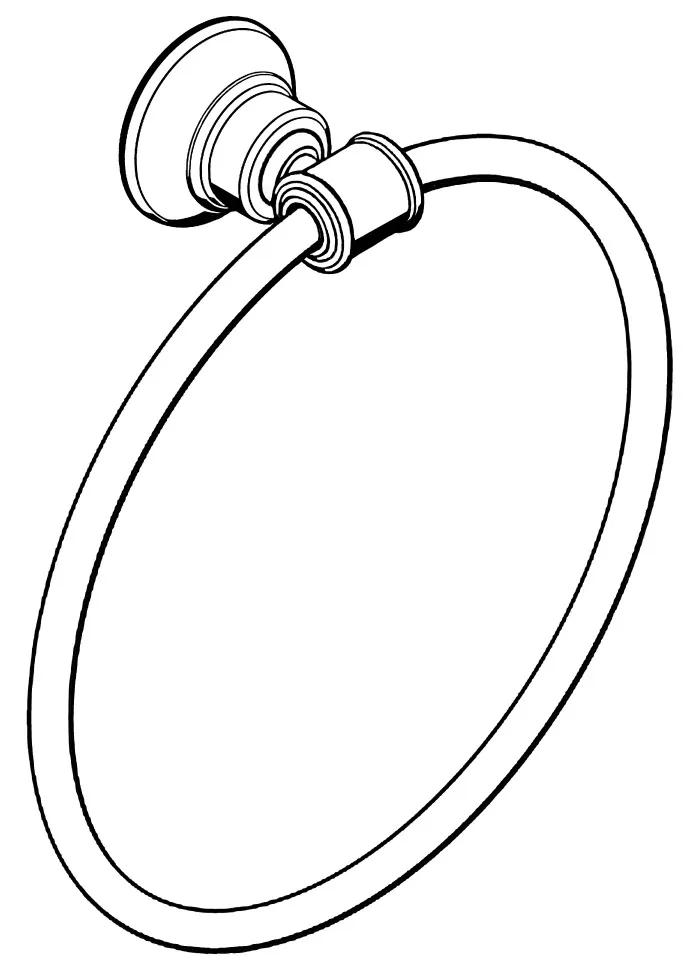 Hansgrohe AXOR Montreux Handtuchring, Chrom, Wandmontage Hansgrohe AXOR Montreux Handtuchring, Chrom, Wandmontage