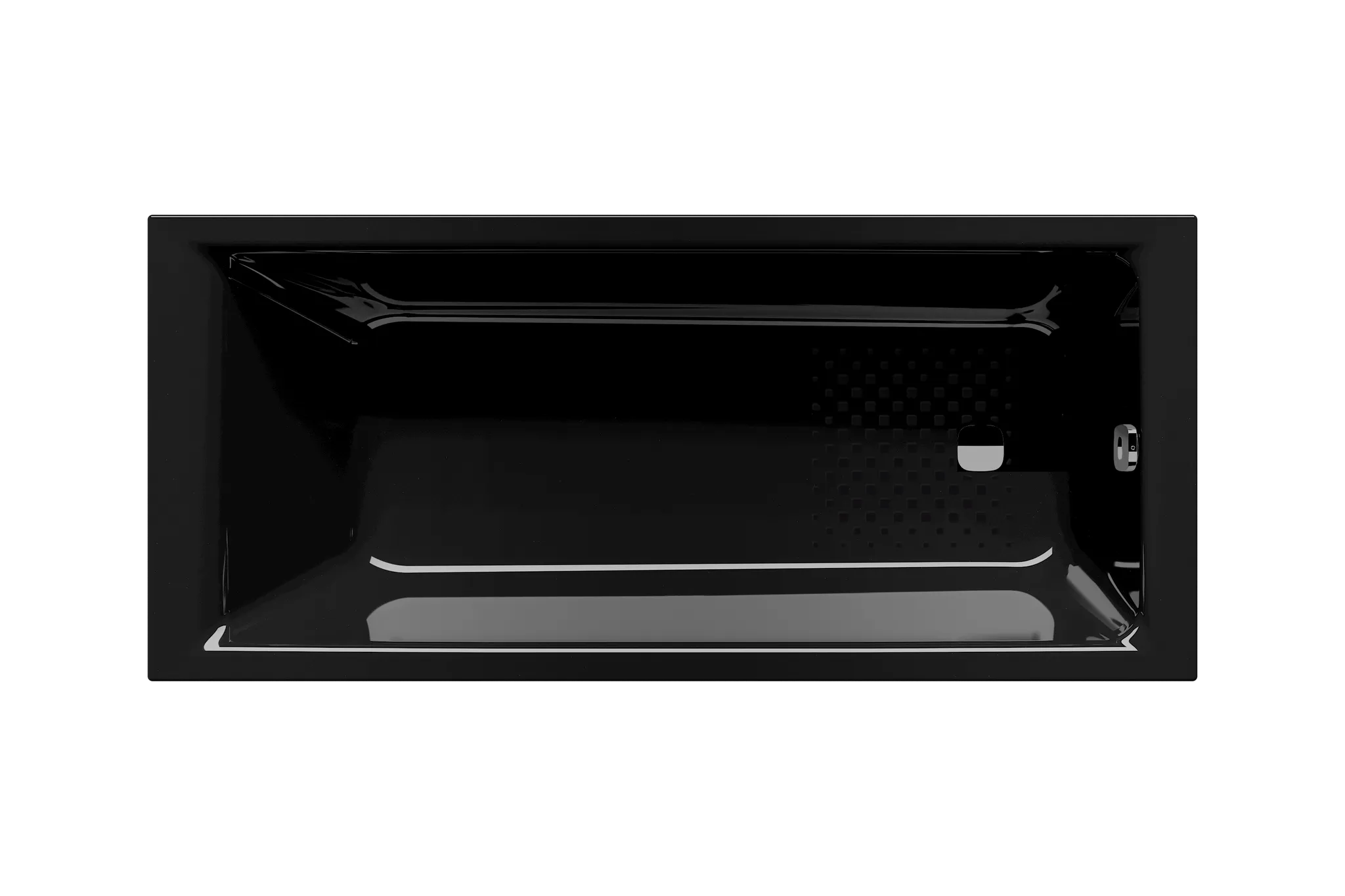 Kaldewei PURO NEXT Badewanne, 1700x700 mm, schwarz, Antislip