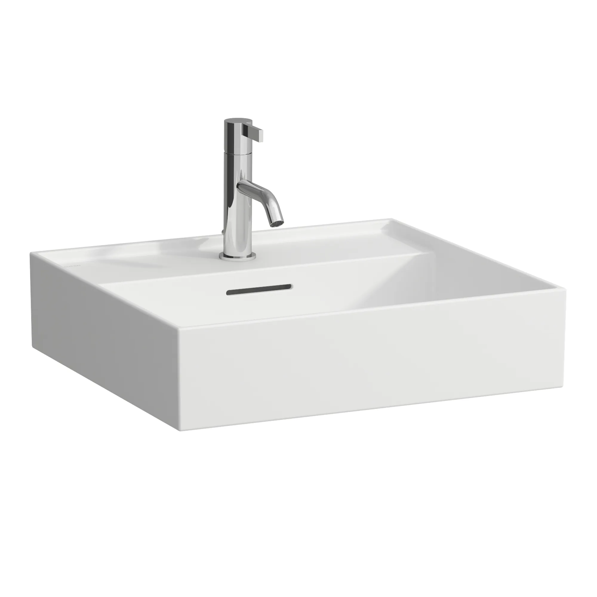 Waschtisch Kartell • 460x500x145 1 Hahnloch mit Überlauf weiß