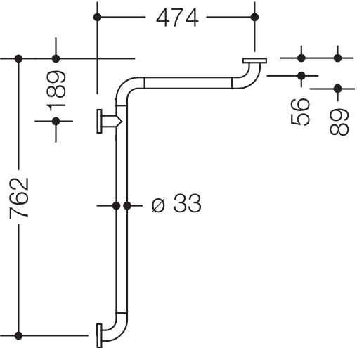 HEWI Haltegriff „Serie 801“