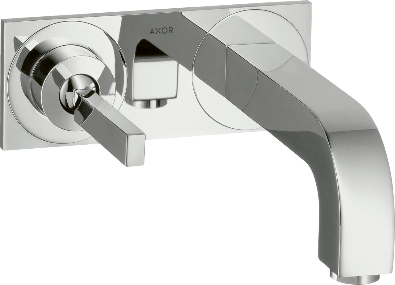 Hansgrohe AXOR Citterio Einhebel-Waschtischmischer Unterputz, Chrom, Ausladung 160 mm, Pingriff, Normalstrahl, max. Durchflussmenge 5 l/min