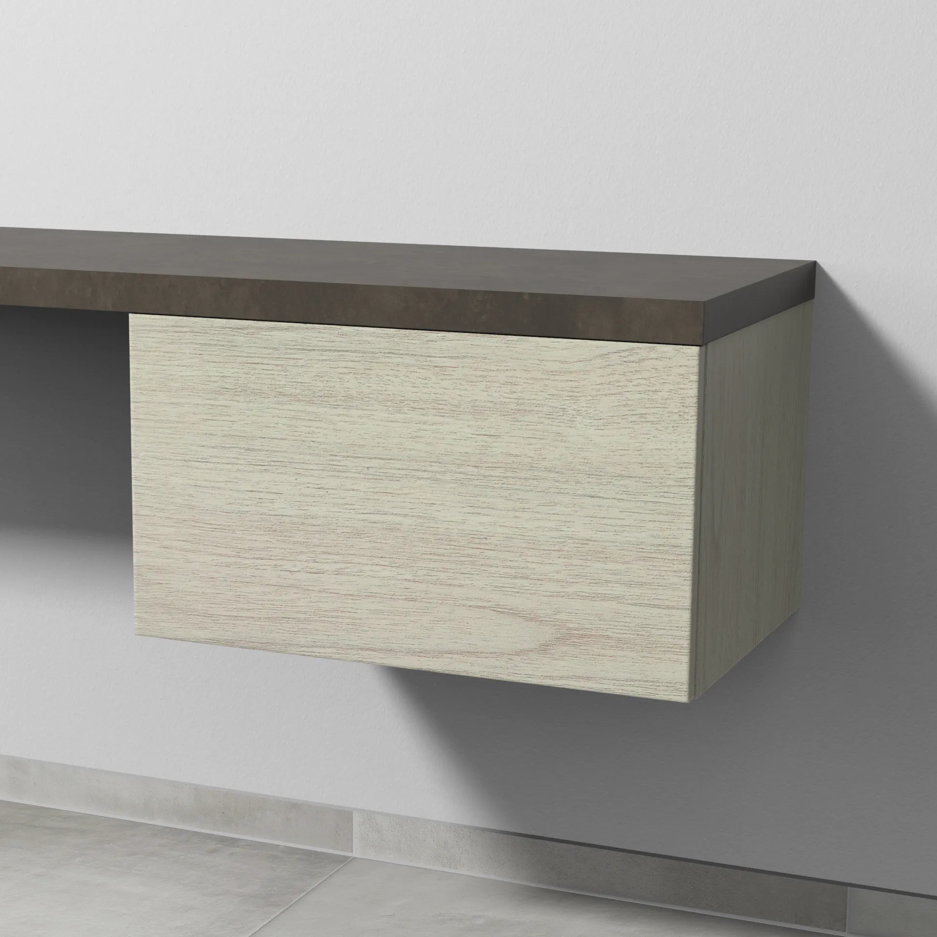 Sanipa Anbauschrank „2morrow“ 600 × 340 × 420 mm in White Oak