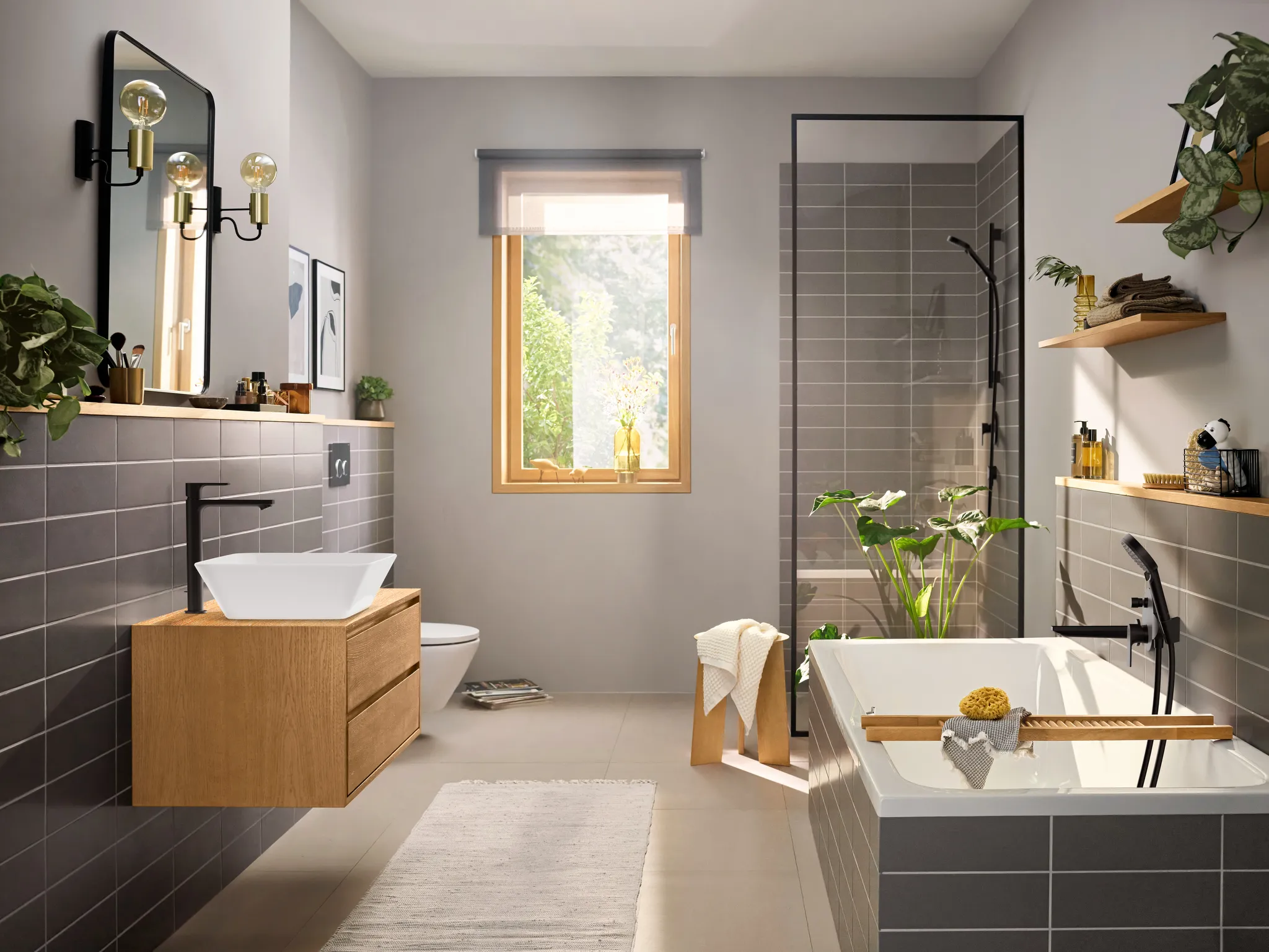 Hansgrohe Rebris E Einhebel-Waschtischmischer 240 CoolStart, Mattschwarz Hansgrohe Rebris E Einhebel-Waschtischmischer 240 CoolStart, Mattschwarz