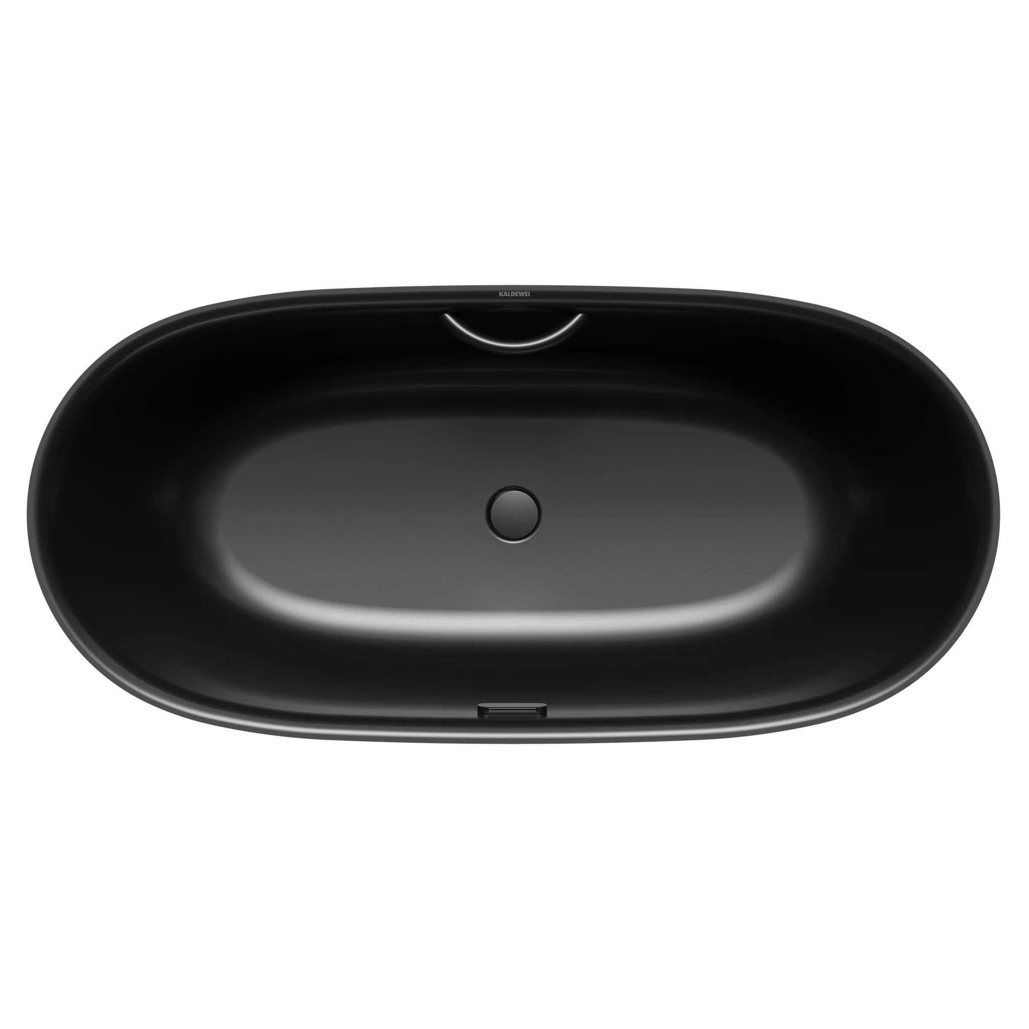 Kaldewei MEISTERSTÜCK OYO DUO Badewanne, schwarz matt, 1730 x 820 mm, oval, freistehend mit mittigem Ab- und Überlauf Kaldewei MEISTERSTÜCK OYO DUO Badewanne, schwarz matt, 1730 x 820 mm, oval, freistehend mit mittigem Ab- und Überlauf