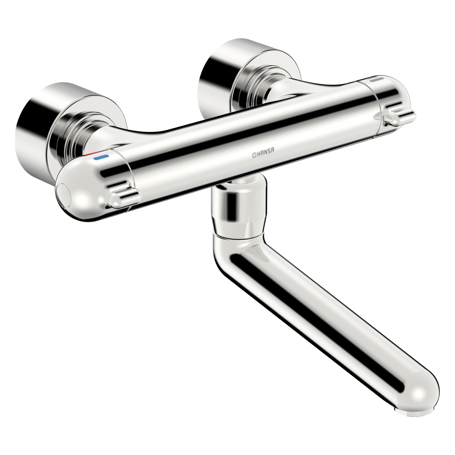 Zweihand-Waschtischarmatur „Medipro“ Ausladung 259 mm in Chrom Zweihand-Waschtischarmatur „Medipro“ Ausladung 259 mm in Chrom