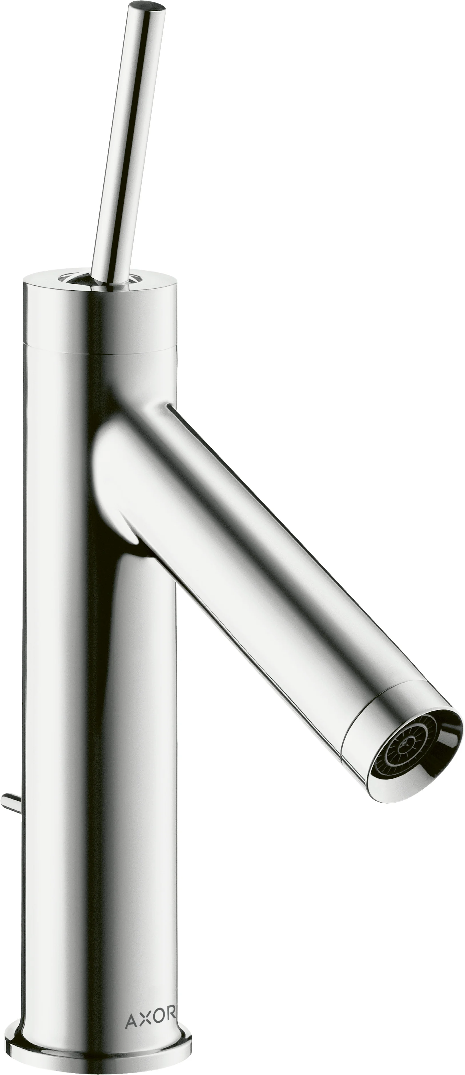Hansgrohe AXOR Starck Einhebel-Waschtischmischer 90, Chrom, Ausladung 112 mm, Auslaufhöhe 89 mm, Pingriff, Normalstrahl, max. Durchfluss 5 l/min