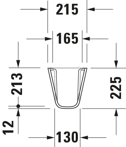 Halbsäule D-Code für 070545, weiß Halbsäule D-Code für 070545, weiß