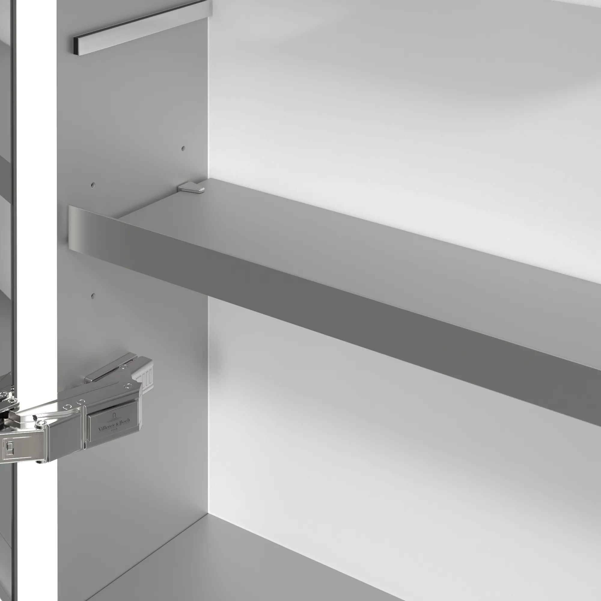 Villeroy & Boch Vorbau-Spiegelschrank „My View Now“ 600 × 750 × 168 mm in White Matt, Anschlag links, links Villeroy & Boch Vorbau-Spiegelschrank „My View Now“ 600 × 750 × 168 mm in White Matt, Anschlag links, links