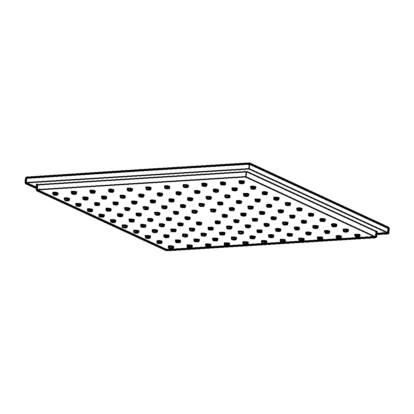 Deckenbrause Rainshower Aqua 230 26883, 1 Strahlart, Metall, 230 x 230 mm, chrom