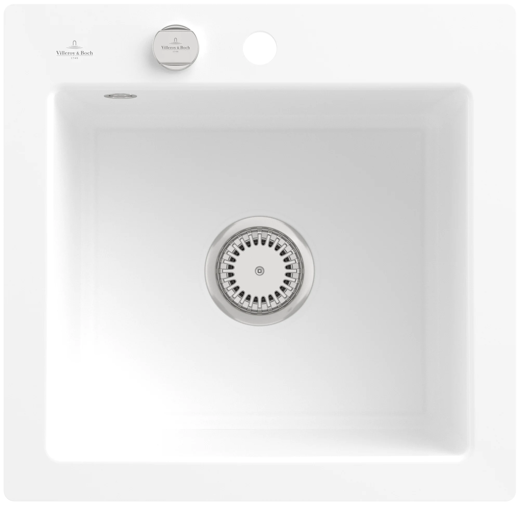 Villeroy & Boch Subway 50 S flat, flächenbündige Spüle, 490 x 475 mm
