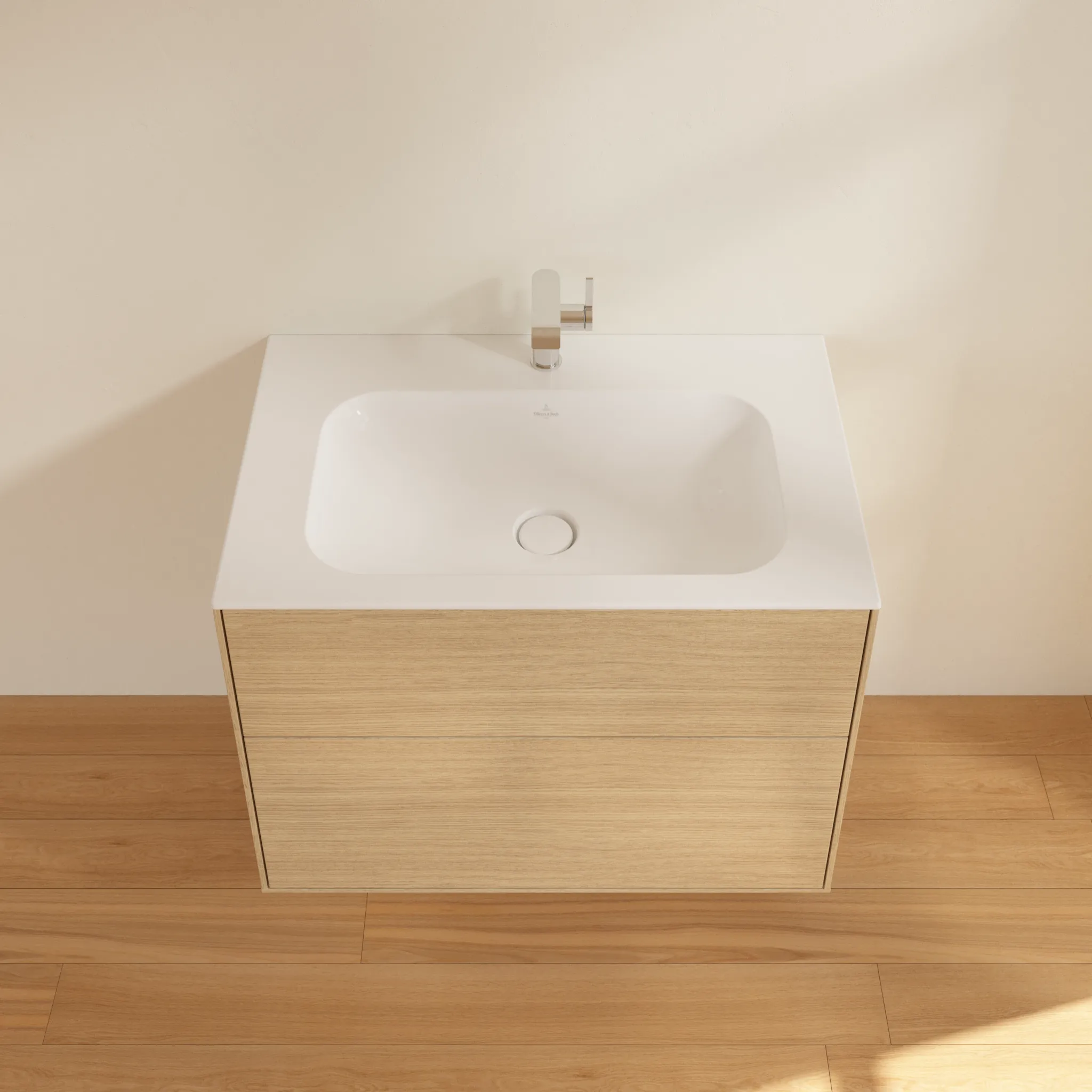 Villeroy & Boch Finion Waschbeckenunterschrank F01, 796x591x498mm, PC Oak Veneer