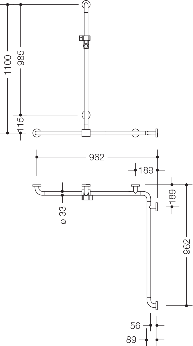 HEWI Haltegriff „Serie 801“