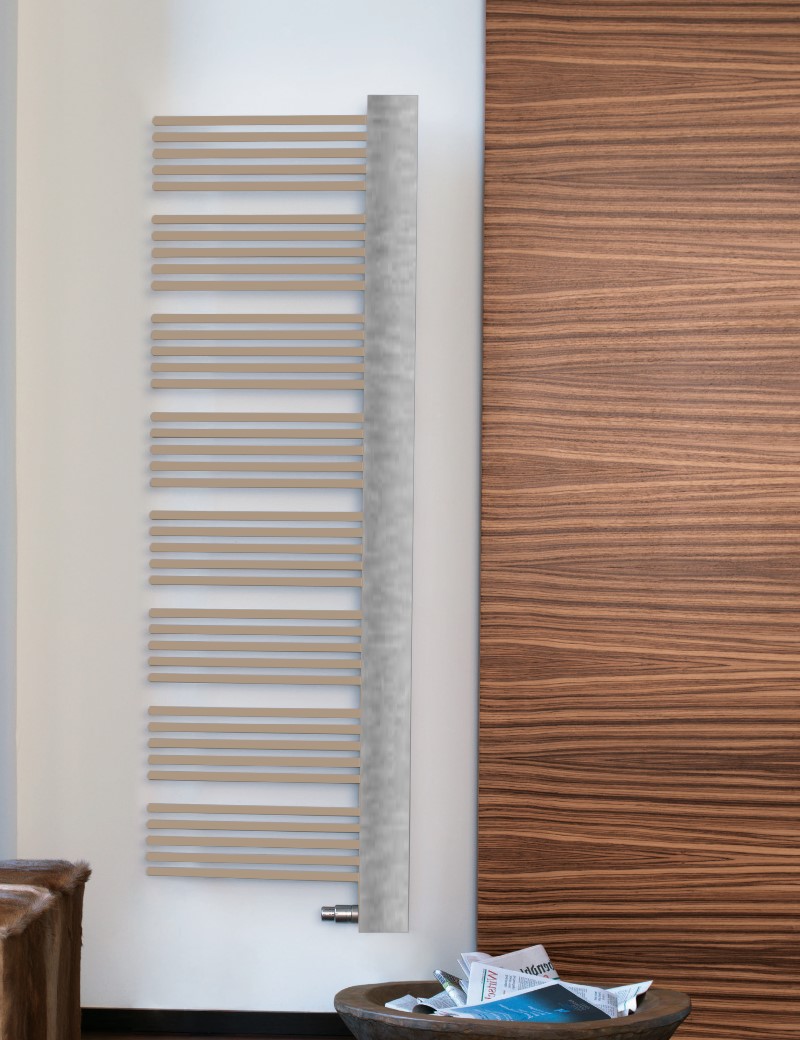 Zehnder Design-Elektroheizkörper „Yucca Cover“ mit Heizstab RACY 58,2 × 156 cm in Beige Quartz