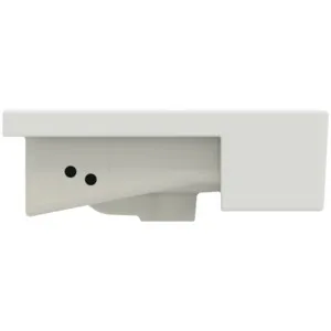 Waschbecken „Extra“ 50 × 42 × 14,5 cm, Hahnlochposition mittig in Seidenweiß Waschbecken „Extra“ 50 × 42 × 14,5 cm, Hahnlochposition mittig in Seidenweiß