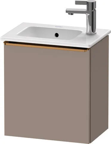 Duravit Waschtischunterschrank wandhängend „D-Neo“ 41 × 44 × 27,4 cm Basalt Matt