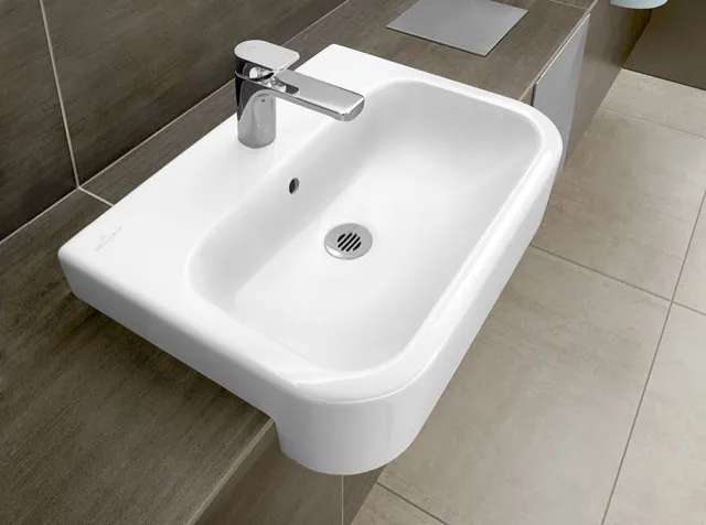 Villeroy & Boch Vorbauwaschbecken „Architectura“ 550 × 430 × 170 mm in Weiß Alpin Villeroy & Boch Vorbauwaschbecken „Architectura“ 550 × 430 × 170 mm in Weiß Alpin