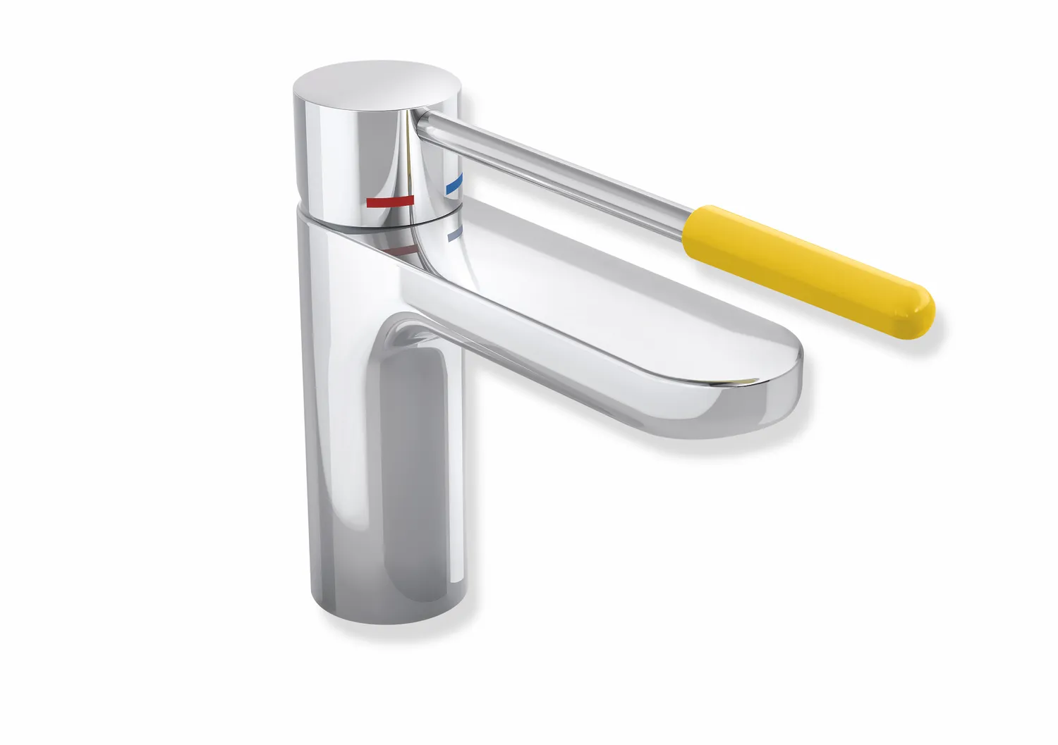 Einhand-Waschtischarmatur „System-Armaturen“ 19,9 cm in Senfgelb Einhand-Waschtischarmatur „System-Armaturen“ 19,9 cm in Senfgelb