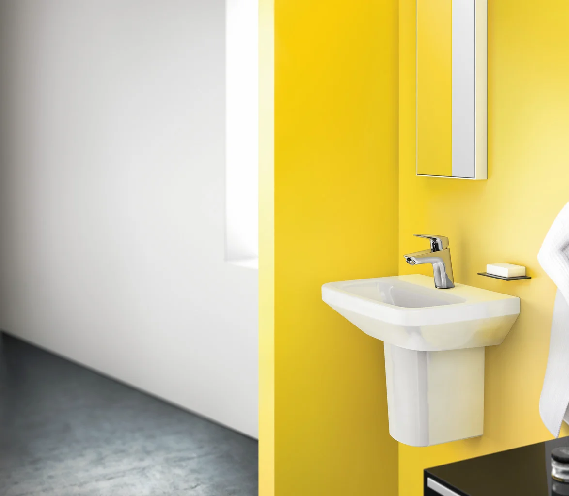 Hansgrohe Logis Einhebel-Waschtischmischer 70 chrom, Ausladung 107 mm, Auslaufhöhe 67 mm, Hebelgriff, Normalstrahl, max. Durchfluss 5 l/min, Keramikmischsystem, einstellbare Temperaturbegrenzung, für Durchlauferhitzer geeignet Hansgrohe Logis Einhebel-Waschtischmischer 70 chrom, Ausladung 107 mm, Auslaufhöhe 67 mm, Hebelgriff, Normalstrahl, max. Durchfluss 5 l/min, Keramikmischsystem, einstellbare Temperaturbegrenzung, für Durchlauferhitzer geeignet