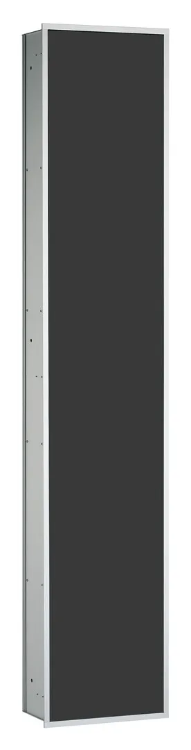 emco Schrank-Modul „asis module 300“ 31,4 × 158,4 × 15,3 cm in aluminium (silber, matt) / schwarz