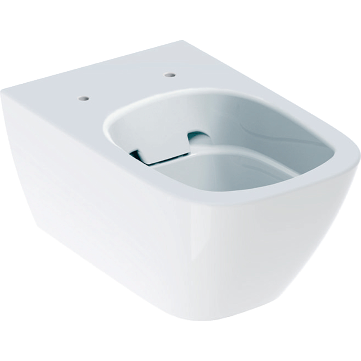Wand-Tiefspül-WC „Smyle Square“ geschlossene Form 35 × 33 × 54 cm, ohne Spülrand