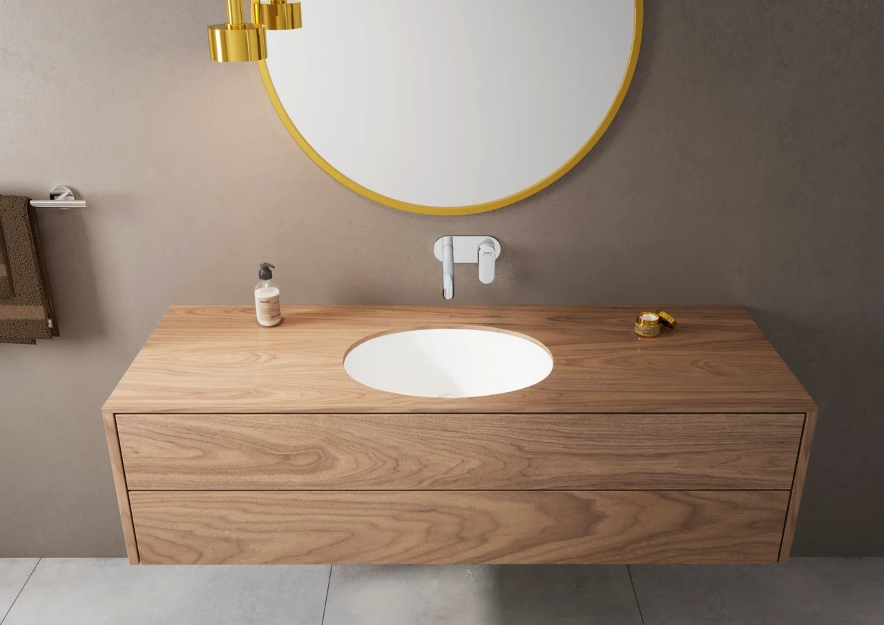 Hansgrohe Vernis Blend Einhebel-Waschtischmischer Unterputz, Chrom, Ausladung 207 mm