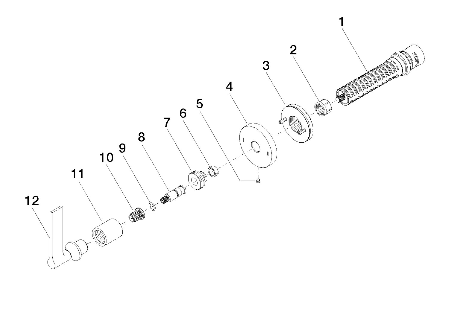 Dornbracht VAIA UP-Zweiwege-Umstellung Chrom Dornbracht VAIA UP-Zweiwege-Umstellung Chrom
