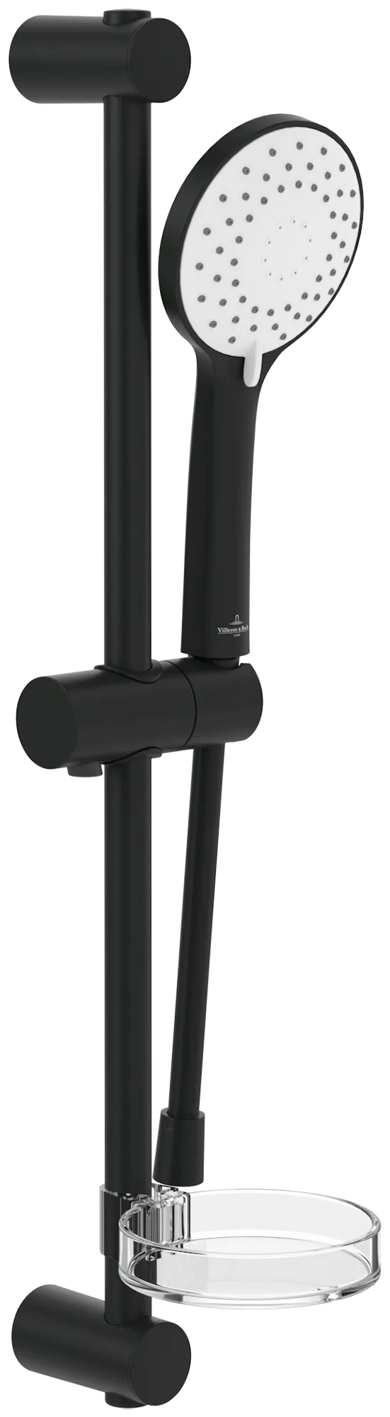 Gleitstangekombination TVS10900400061, Befestigung verdeckt 7,6 cm in Matt Black Gleitstangekombination TVS10900400061, Befestigung verdeckt 7,6 cm in Matt Black