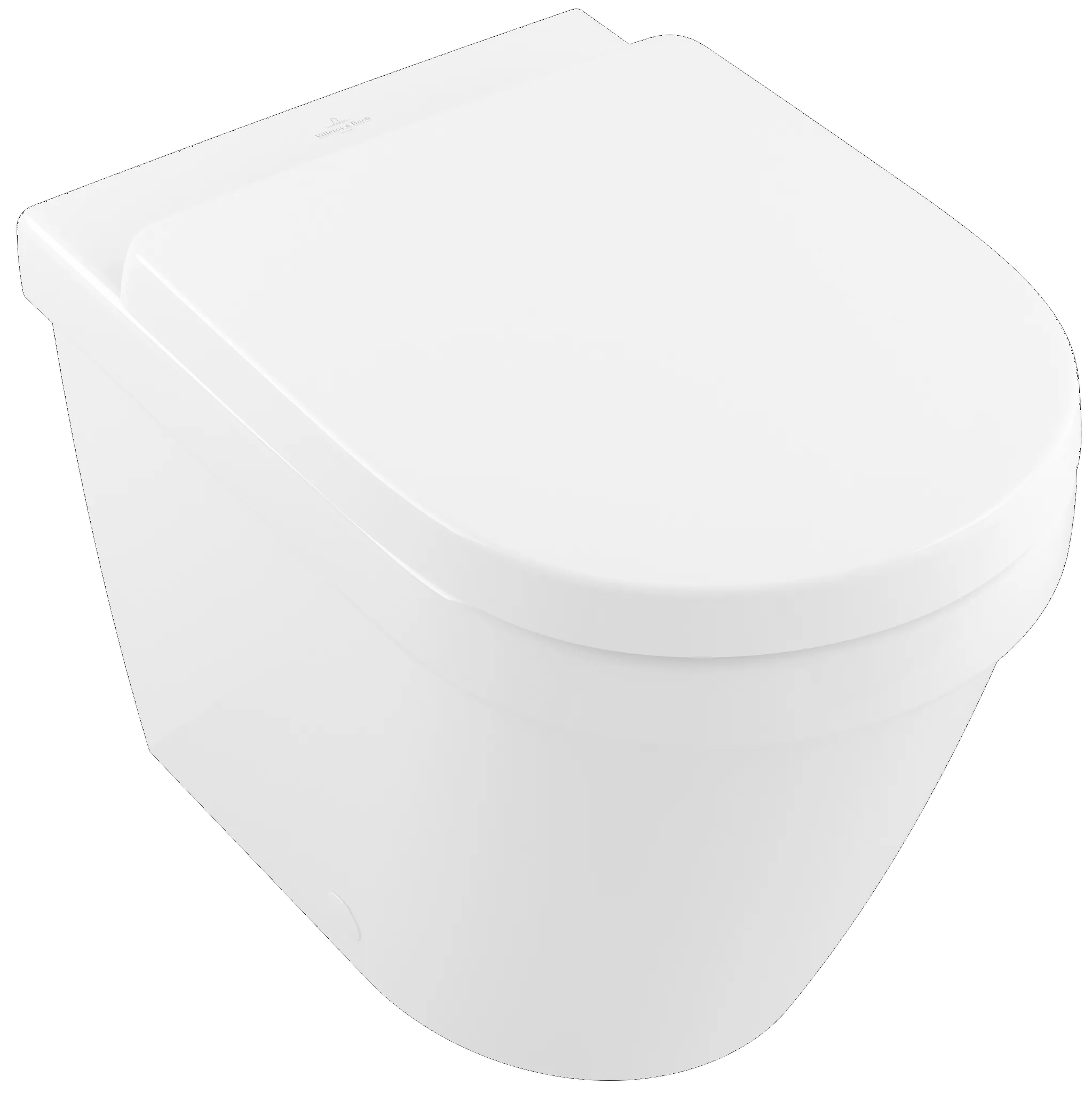 Stand-Tiefspül-WC DirectFlush „Architectura“ 37 × 40 × 54 cm, ohne Spülrand, Abgang waagerecht