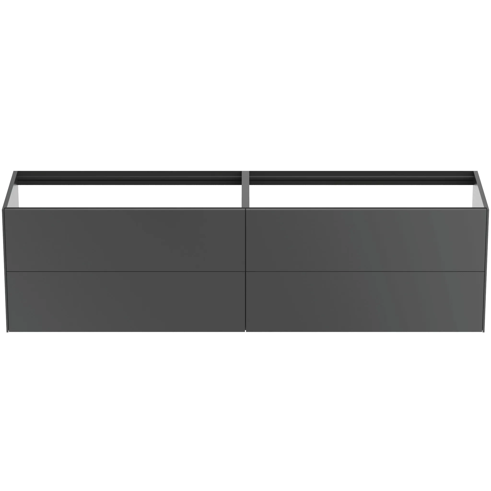 Ideal Standard Waschtischunterschrank Conca, 4 Auszüge, anthrazit Ideal Standard Waschtischunterschrank Conca, 4 Auszüge, anthrazit