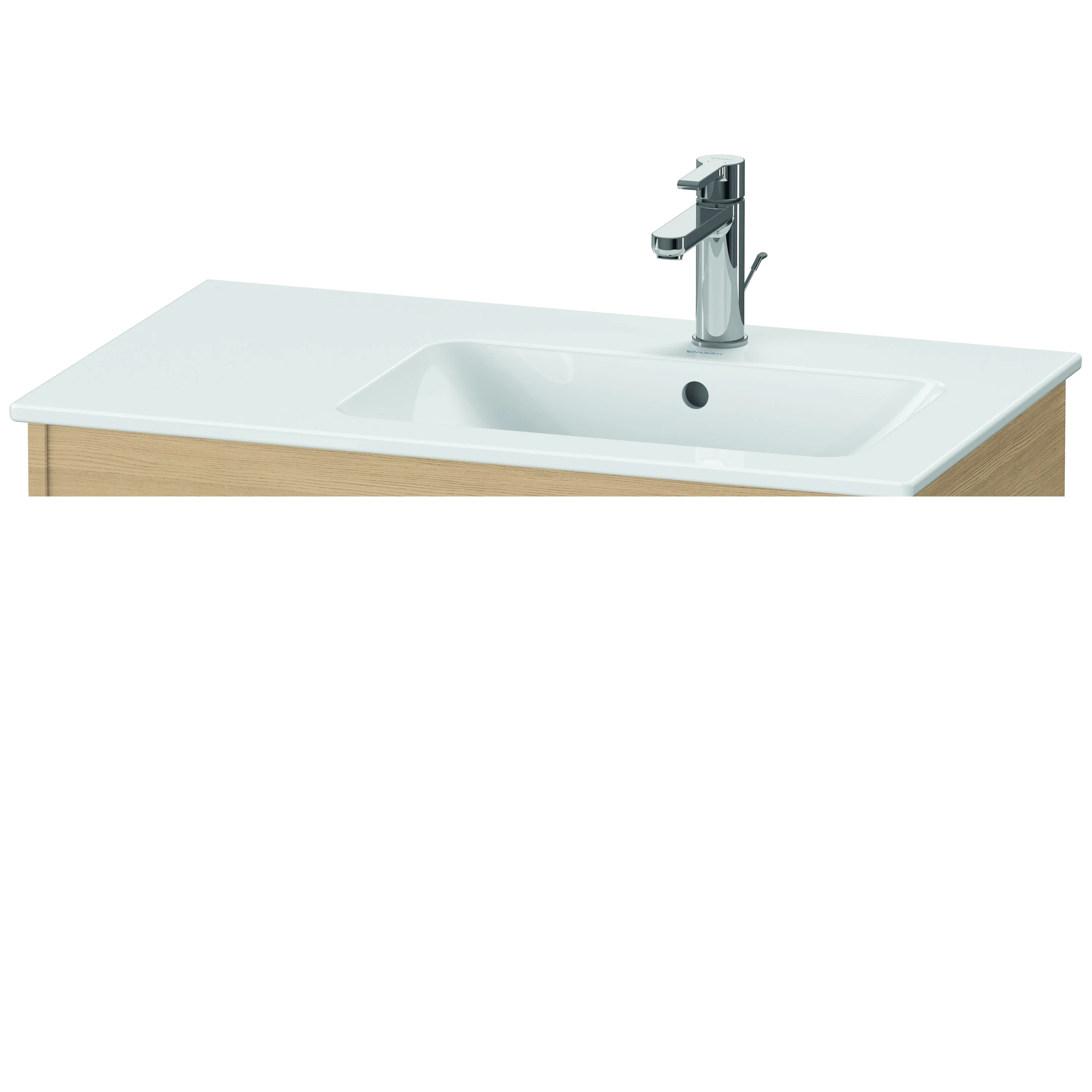 Duravit Waschtischunterschrank wandhängend „Ketho“ 80 × 41 × 47,5 cm Eiche Natur Duravit Waschtischunterschrank wandhängend „Ketho“ 80 × 41 × 47,5 cm Eiche Natur