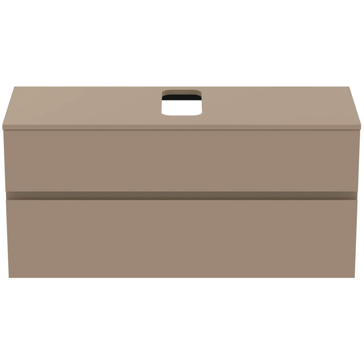Ideal Standard Waschtischunterschrank „Finesse“ 120,2 × 55,8 × 44 cm Greige matt