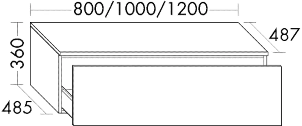 burgbad Sideboard „Lin20“ 80 × 36 × 48,7 cm in Weiß Matt mit Laserkante burgbad Sideboard „Lin20“ 80 × 36 × 48,7 cm in Weiß Matt mit Laserkante