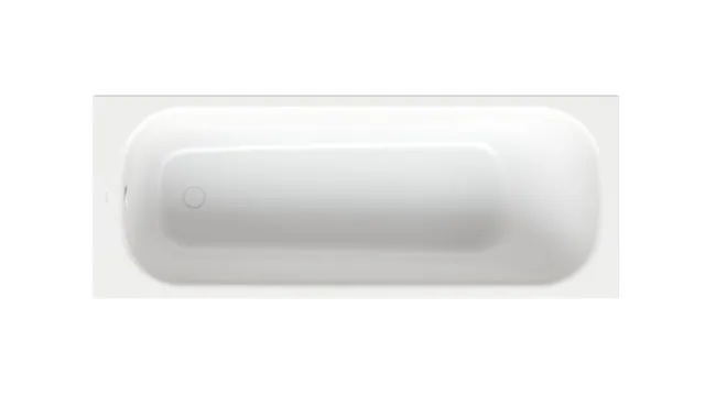 Bette BetteClassic Badewanne Edelweiß, 1800 x 700 mm, 450 mm tief, 30 mm Randhöhe, 1-Sitzer, Einbau mit Unterbau, Bade-Duschkombination